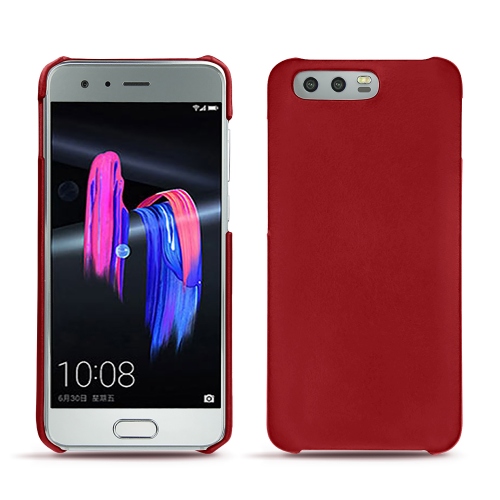 Huawei Honor 9 leather caseRouge ( Nappa - Pantone #d50032 ) 