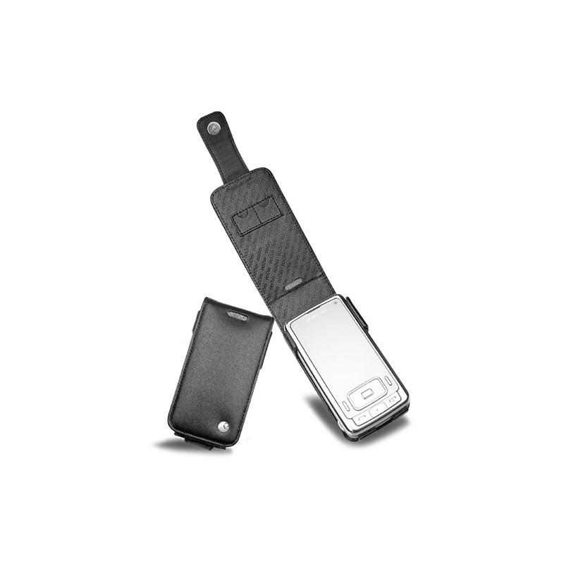 Custodia in pelle Samsung SGH-G800  - Noir ( Nappa - Black ) 