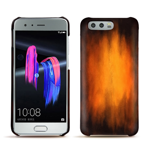 Custodia in pelle Huawei Honor 9Fauve Patine