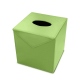 角型ティッシュペーパーボックスホルダーGriffe 1 - Vert olive PU