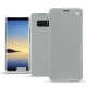 Custodia in pelle Samsung Galaxy Note8 - Gris ( Nappa - Pantone W428C ) 