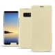 Custodia in pelle Samsung Galaxy Note8 - Ivoire ( Sleek P C12 - White ) 