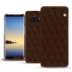 Custodia in pelle Samsung Galaxy Note8 - Châtaigne - Couture ( Pantone 476C ) 