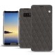 Funda de piel Samsung Galaxy Note8 - Anthracite - Couture ( Pantone 424C ) 
