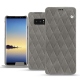 Custodia in pelle Samsung Galaxy Note8 - Acier vintage - Couture