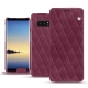 Custodia in pelle Samsung Galaxy Note8 - Prune vintage - Couture