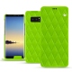 Custodia in pelle Samsung Galaxy Note8 - Vert fluo - Couture