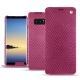 Capa em pele Samsung Galaxy Note8 - Serpent ciclamino
