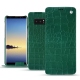 Capa em pele Samsung Galaxy Note8 - Crocodile pino