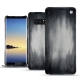 Capa em pele Samsung Galaxy Note8 - Gris Patine
