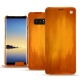 Samsung Galaxy Note8 leather case - Orange Patine