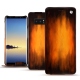 Funda de piel Samsung Galaxy Note8 - Fauve Patine