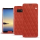 Capa em pele Samsung Galaxy Note8 - Arange clouquié - Couture