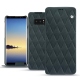 Custodia in pelle Samsung Galaxy Note8 - Blu marino - Couture