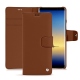 Housse cuir Samsung Galaxy Note8 - Marron ( Nappa - Pantone 1615C ) 