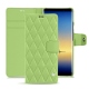 Funda de piel Samsung Galaxy Note8 - Vert olive - Couture ( Nappa - Pantone 578U ) 