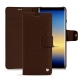Housse cuir Samsung Galaxy Note8 - Châtaigne ( Pantone 476C ) 