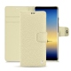 Samsung Galaxy Note8 leather case - Ivoire ( Sleek P C12 - White ) 
