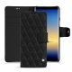 Lederschutzhülle Samsung Galaxy Note8 - Ebène - Couture ( Sleek P C12 - Black ) 