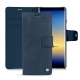 Capa em pele Samsung Galaxy Note8 - Jean vintage ( Roughtcut - Pantone 285U  ) 