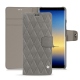 Capa em pele Samsung Galaxy Note8 - Acier vintage - Couture