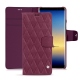 Funda de piel Samsung Galaxy Note8 - Prune vintage - Couture