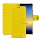 Samsung Galaxy Note8 leather case - Jaune fluo