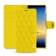 Lederschutzhülle Samsung Galaxy Note8 - Jaune fluo - Couture