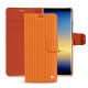 Custodia in pelle Samsung Galaxy Note8 - Abaca arancio
