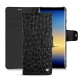 Housse cuir Samsung Galaxy Note8 - Autruche nero