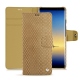 Samsung Galaxy Note8 leather case - Serpent sabbia