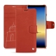 Samsung Galaxy Note8 leather case - Arange clouquié