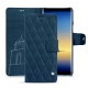 Custodia in pelle Samsung Galaxy Note8 - Blu mediterran - Couture