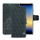 Funda de piel Samsung Galaxy Note8 - Blu marino - Couture