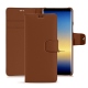Lederschutzhülle Samsung Galaxy Note8 - Marron PU