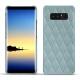 Capa em pele Samsung Galaxy Note8 - Bleu ciel - Couture ( Nappa - Pantone 277C ) 