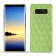 Funda de piel Samsung Galaxy Note8 - Vert olive - Couture ( Nappa - Pantone 578U ) 