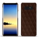 Capa em pele Samsung Galaxy Note8 - Châtaigne - Couture ( Pantone 476C ) 