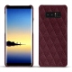 Funda de piel Samsung Galaxy Note8 - Lie de vin - Couture ( Pantone 5115C ) 