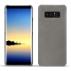 Funda de piel Samsung Galaxy Note8 - Acier vintage ( Pantone 403C ) 