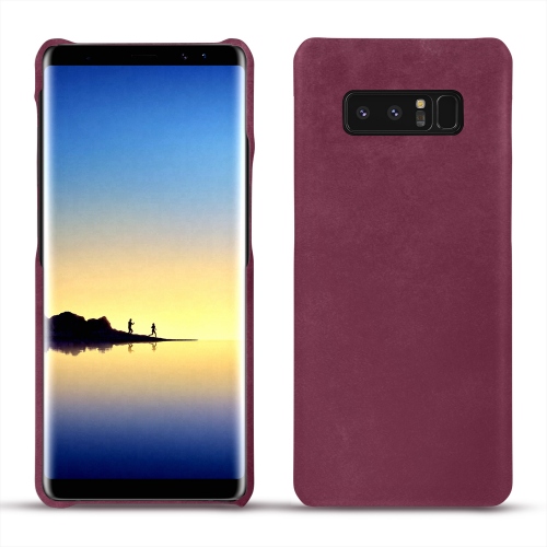 硬质真皮保护套 Samsung Galaxy Note8Prune vintage ( Pantone #612434 ) 