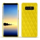 Funda de piel Samsung Galaxy Note8 - Jaune fluo - Couture