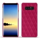 Samsung Galaxy Note8 leather cover - Rose fluo - Couture