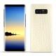 Samsung Galaxy Note8 leather cover - Crocodile milk