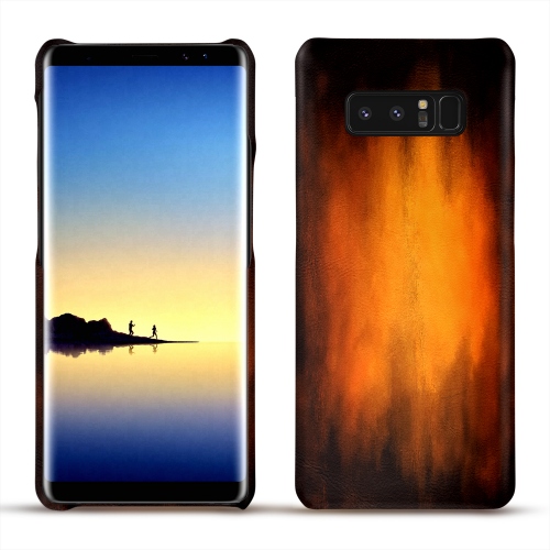 Custodia in pelle Samsung Galaxy Note8Fauve Patine