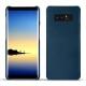 Samsung Galaxy Note8 leather cover - Blu mediterran