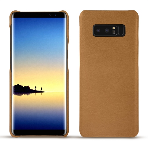 Capa em pele Samsung Galaxy Note8Castan esparciate ( Pantone #824F2A )