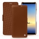 Capa em pele Samsung Galaxy Note8 - Marron ( Nappa - Pantone 1615C ) 