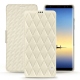 Capa em pele Samsung Galaxy Note8 - Blanc - Couture ( Bologna - White ) 