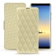 Lederschutzhülle Samsung Galaxy Note8 - Beige - Couture ( Nappa - Pantone 7502C ) 